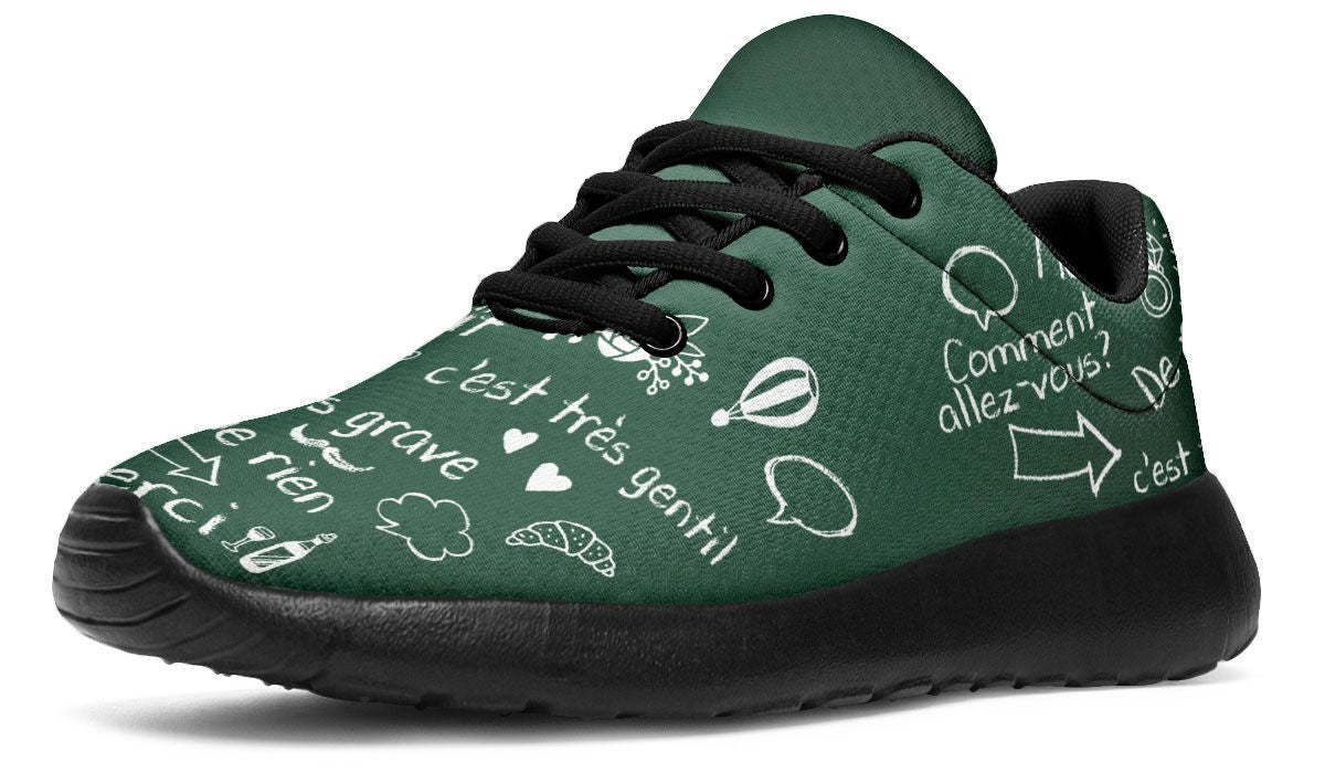 French Chalk Board Sneakers