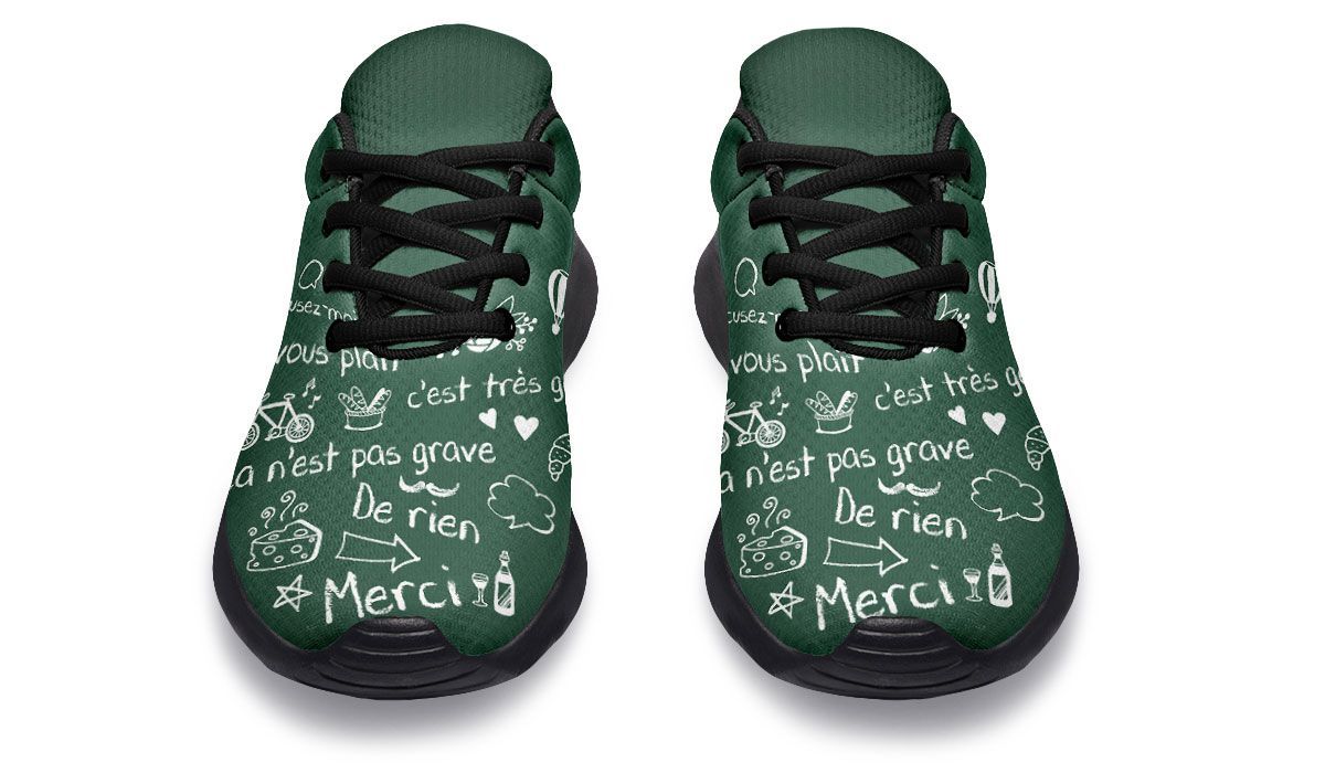 French Chalk Board Sneakers
