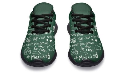 French Chalk Board Sneakers