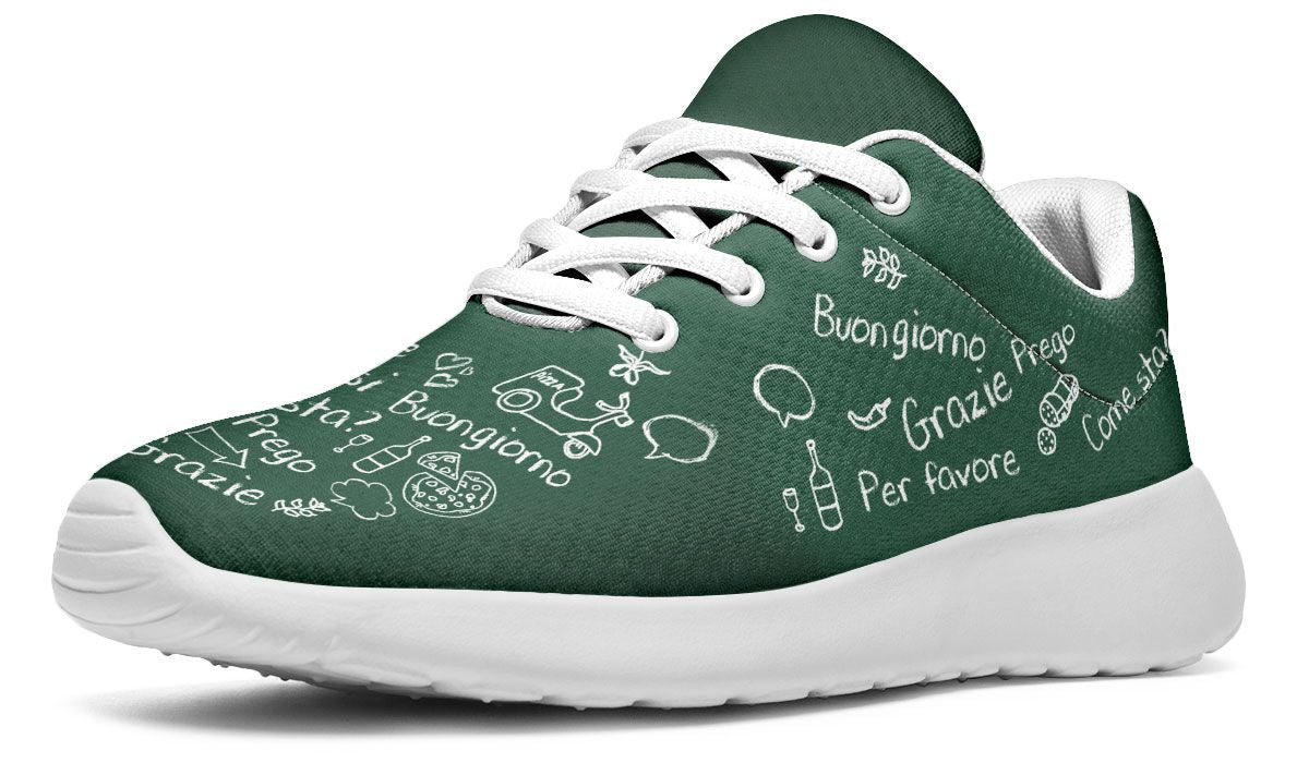 Italian Chalk Board Sneakers
