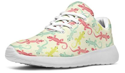 Lizard Pattern Sneakers