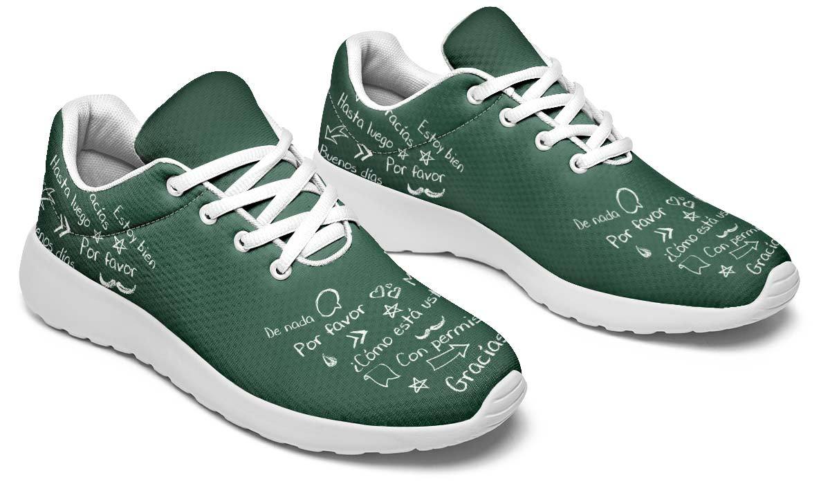 Spanish Chalkboard Sneakers