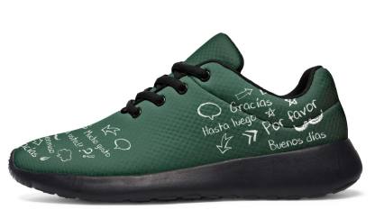 Spanish Chalkboard Sneakers
