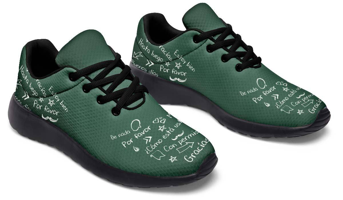 Spanish Chalkboard Sneakers