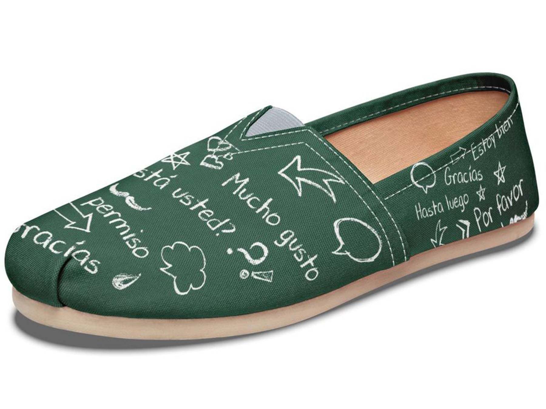 Spanish Chalkboard Casual Shoes