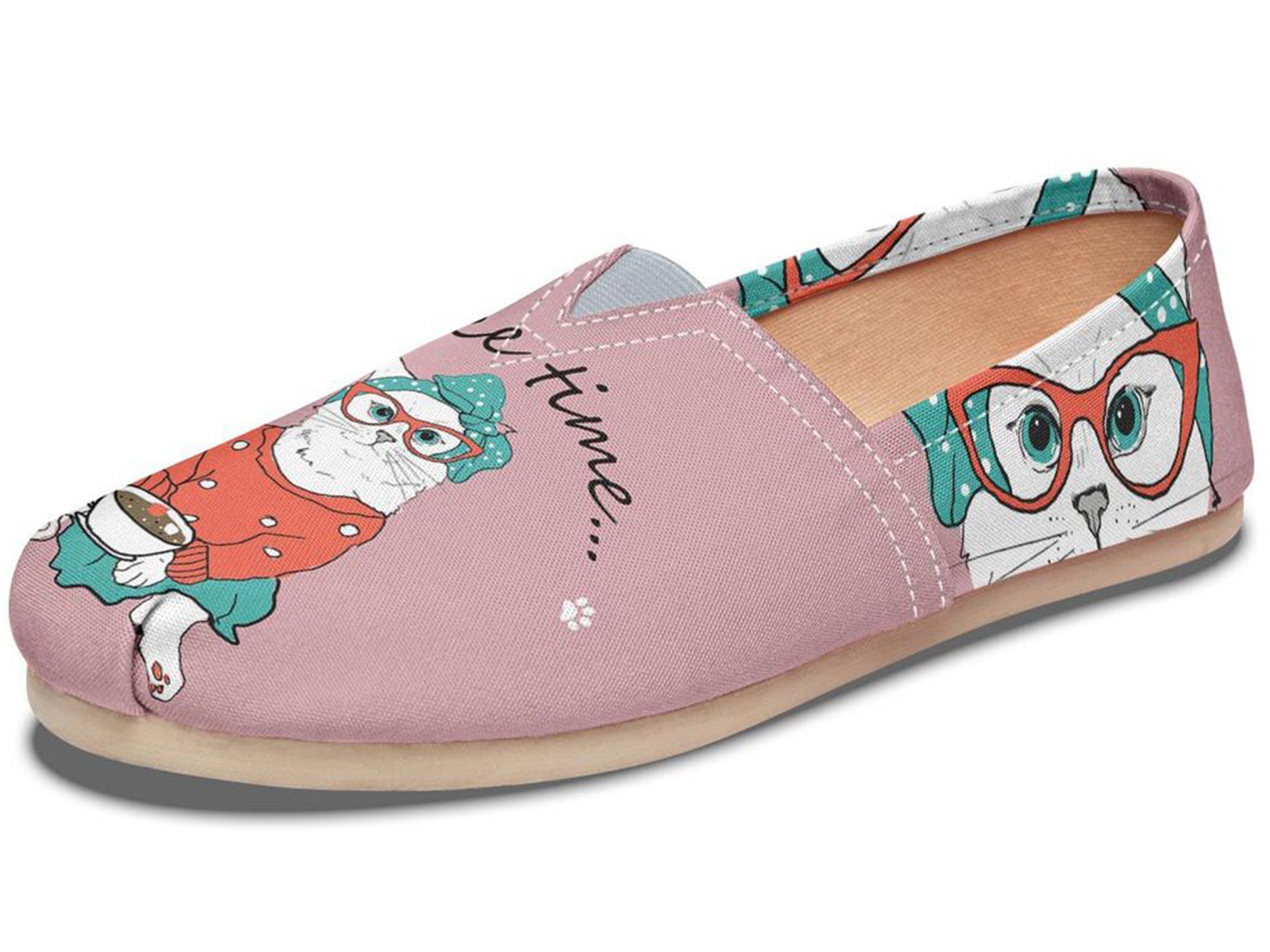 Coffee Kitty Casual Shoes