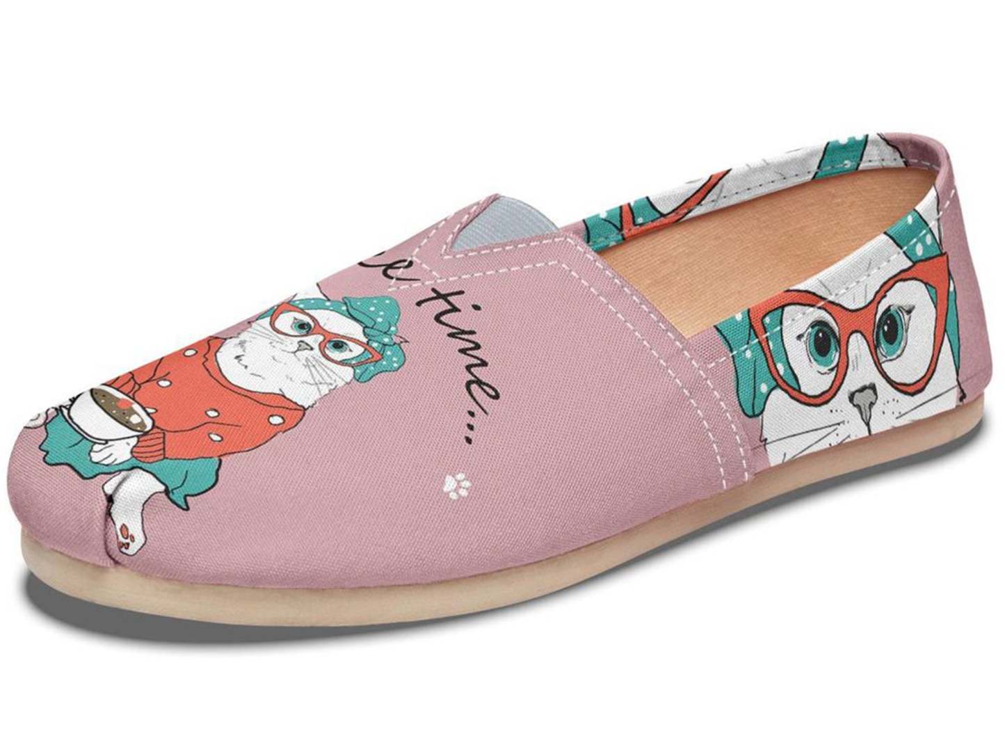 Coffee Kitty Casual Shoes