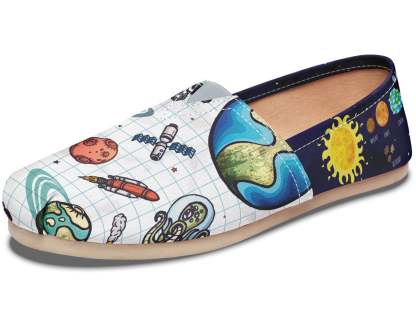 Space Notebook Casual Shoes