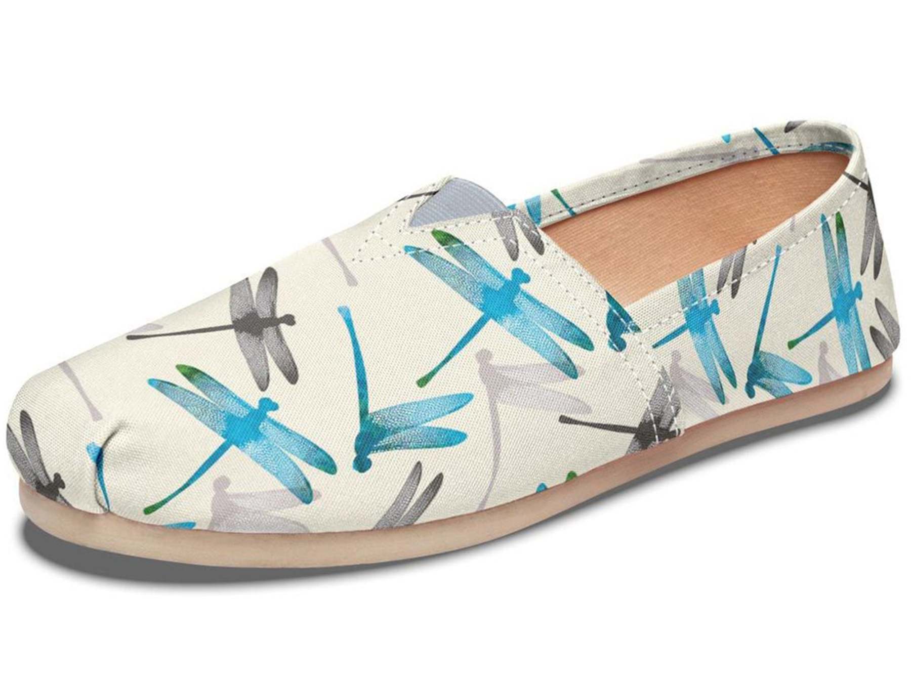 Dragonfly Pattern Casual Shoes