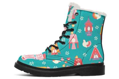 Chicken Mom Winter Boots