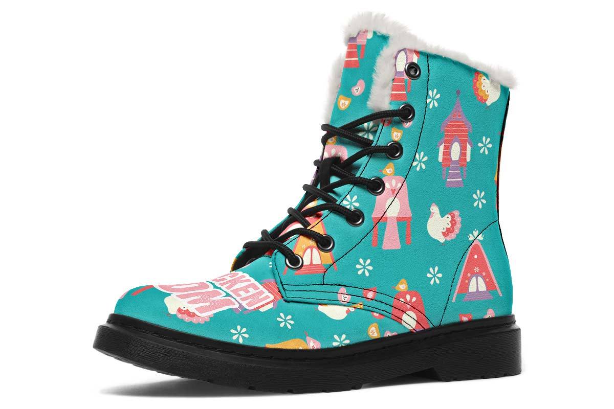 Chicken Mom Winter Boots