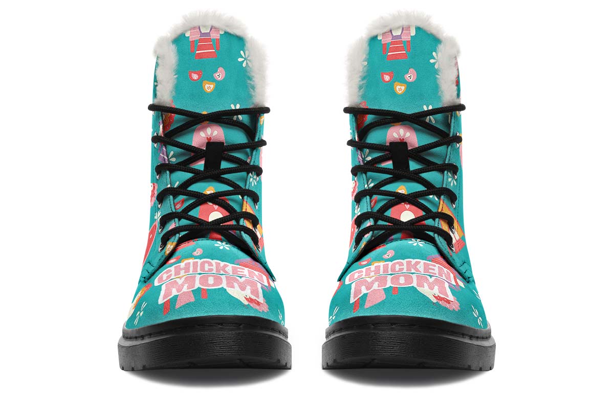 Chicken Mom Winter Boots