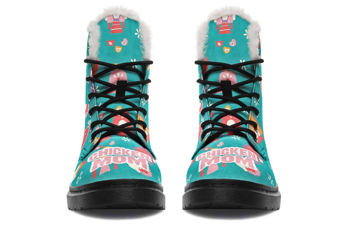 Chicken Mom Winter Boots