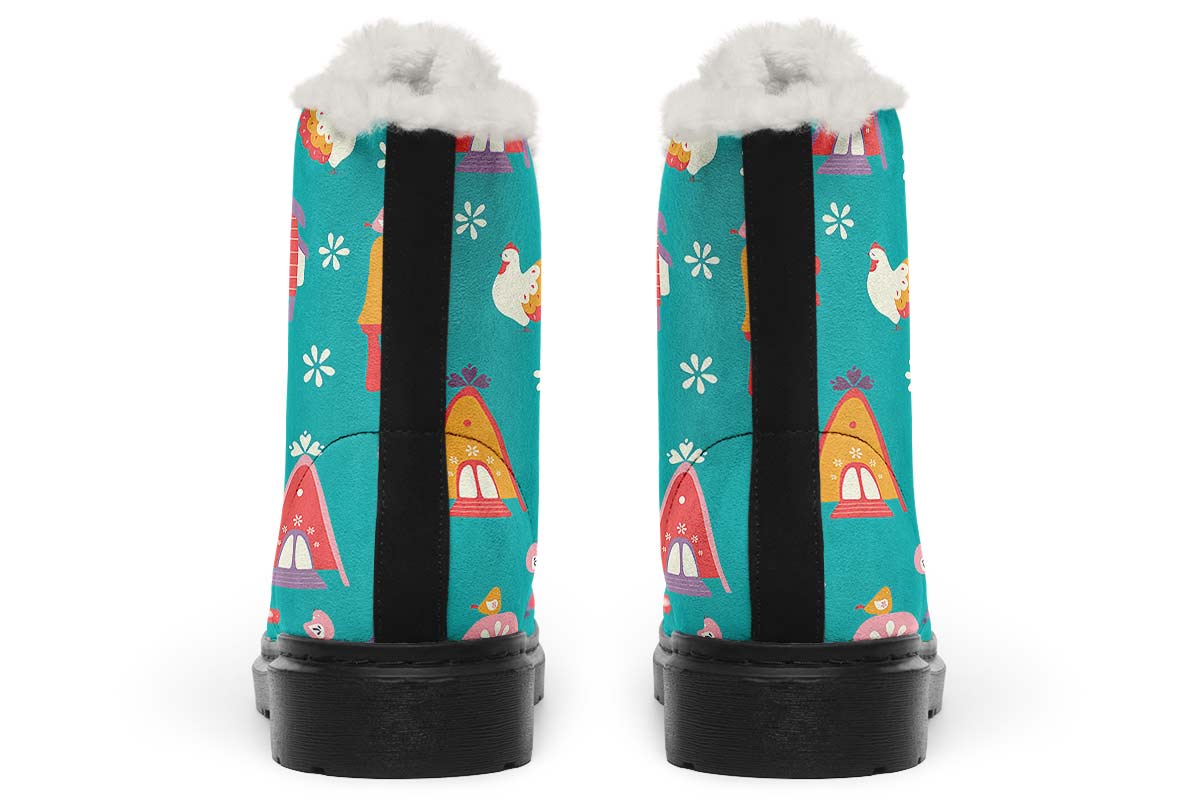 Chicken Mom Winter Boots