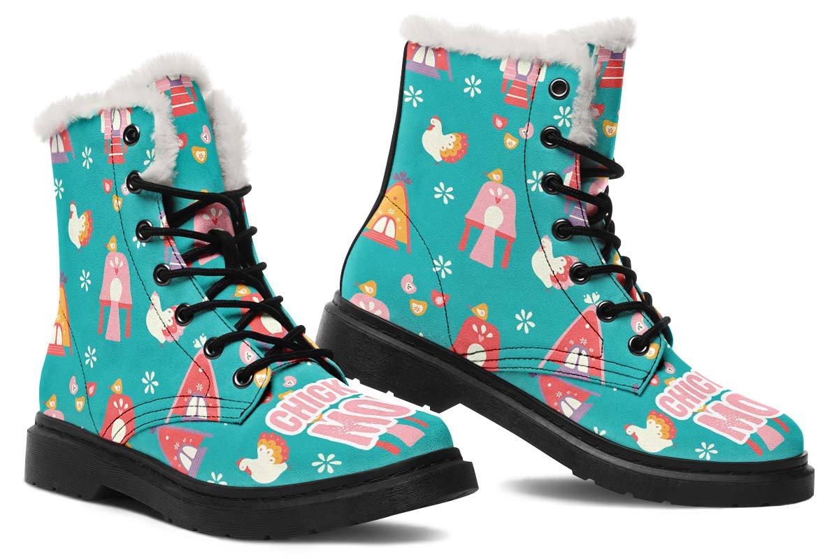 Chicken Mom Winter Boots