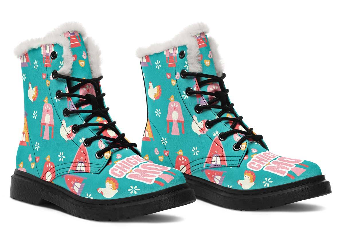 Chicken Mom Winter Boots
