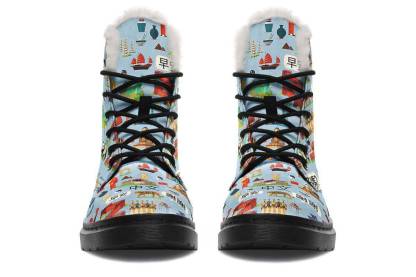 Chinese Language Winter Boots