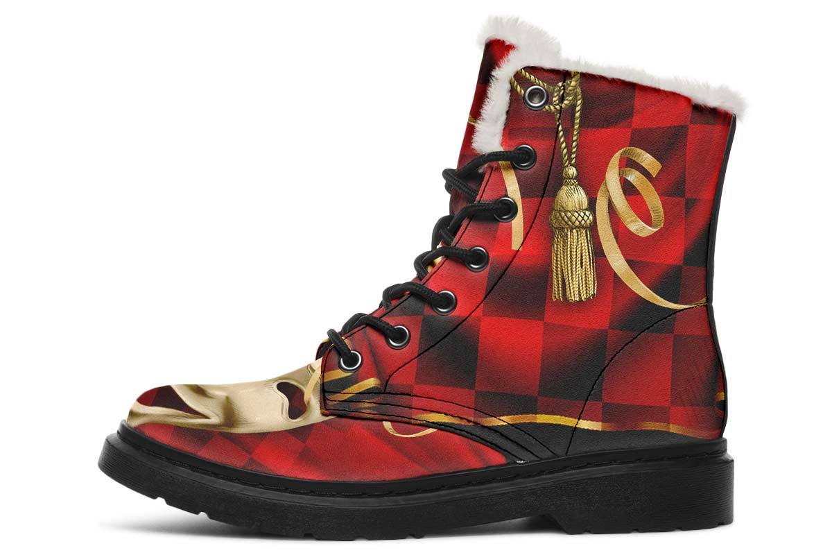 Comedyand Tragedy Winter Boots
