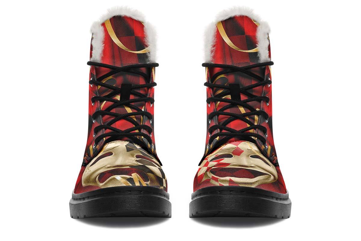 Comedyand Tragedy Winter Boots