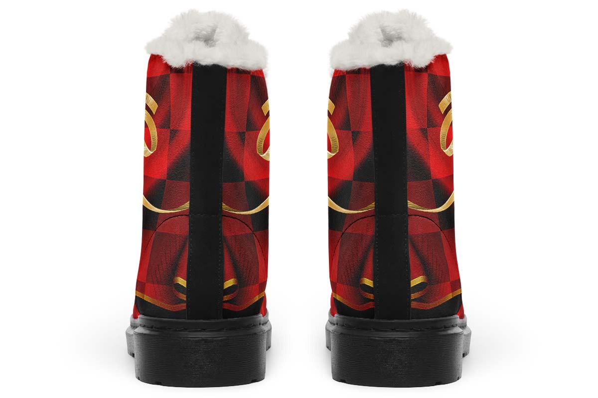 Comedyand Tragedy Winter Boots