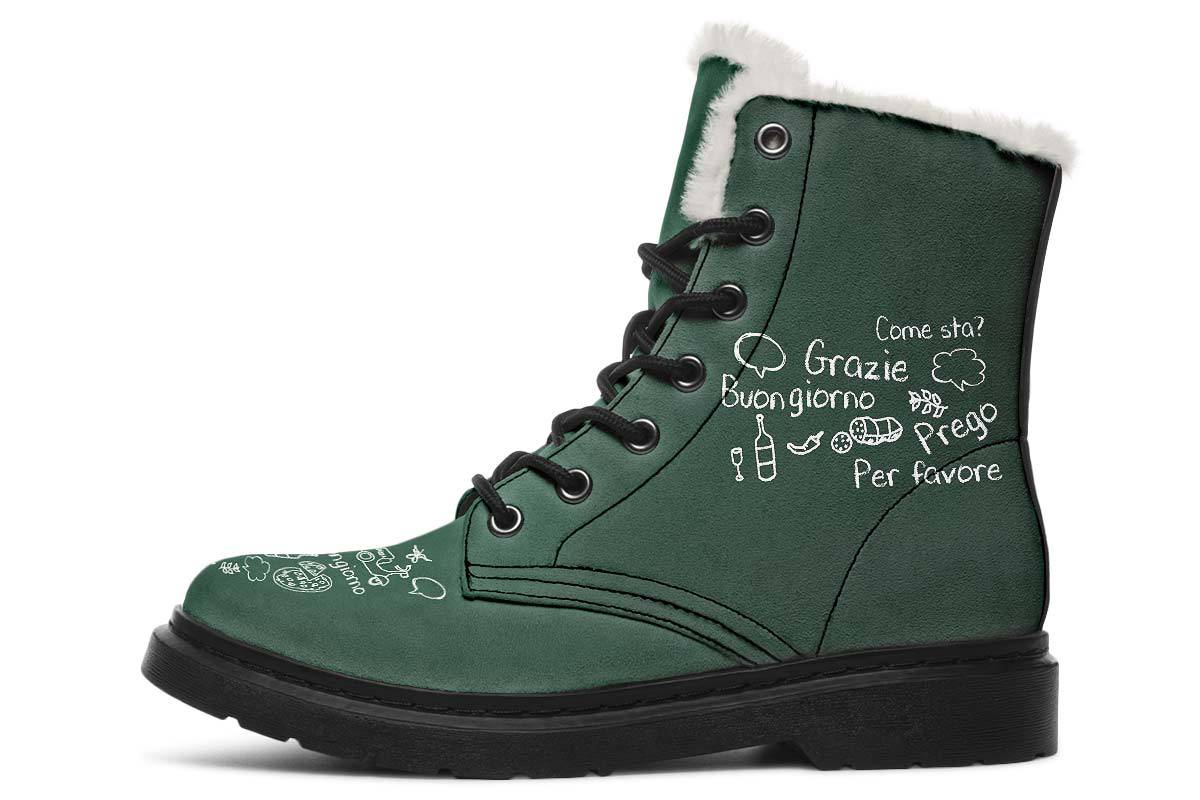 Italian Chalk Board Winter Boots