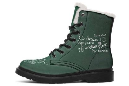 Italian Chalk Board Winter Boots