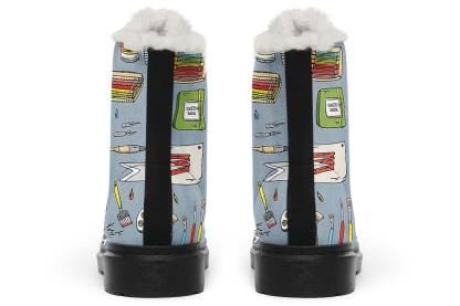 Painter Doodles Winter Boots