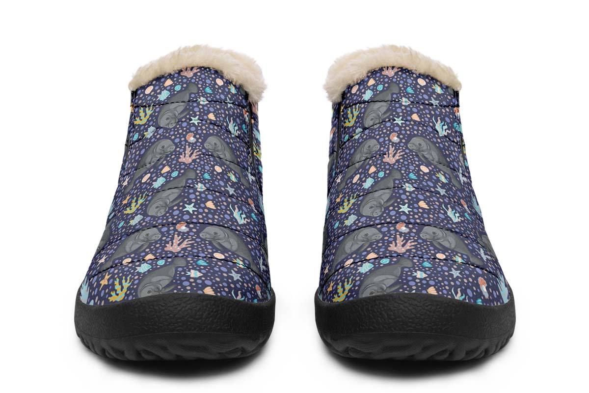 Manatee Party Winter Sneakers