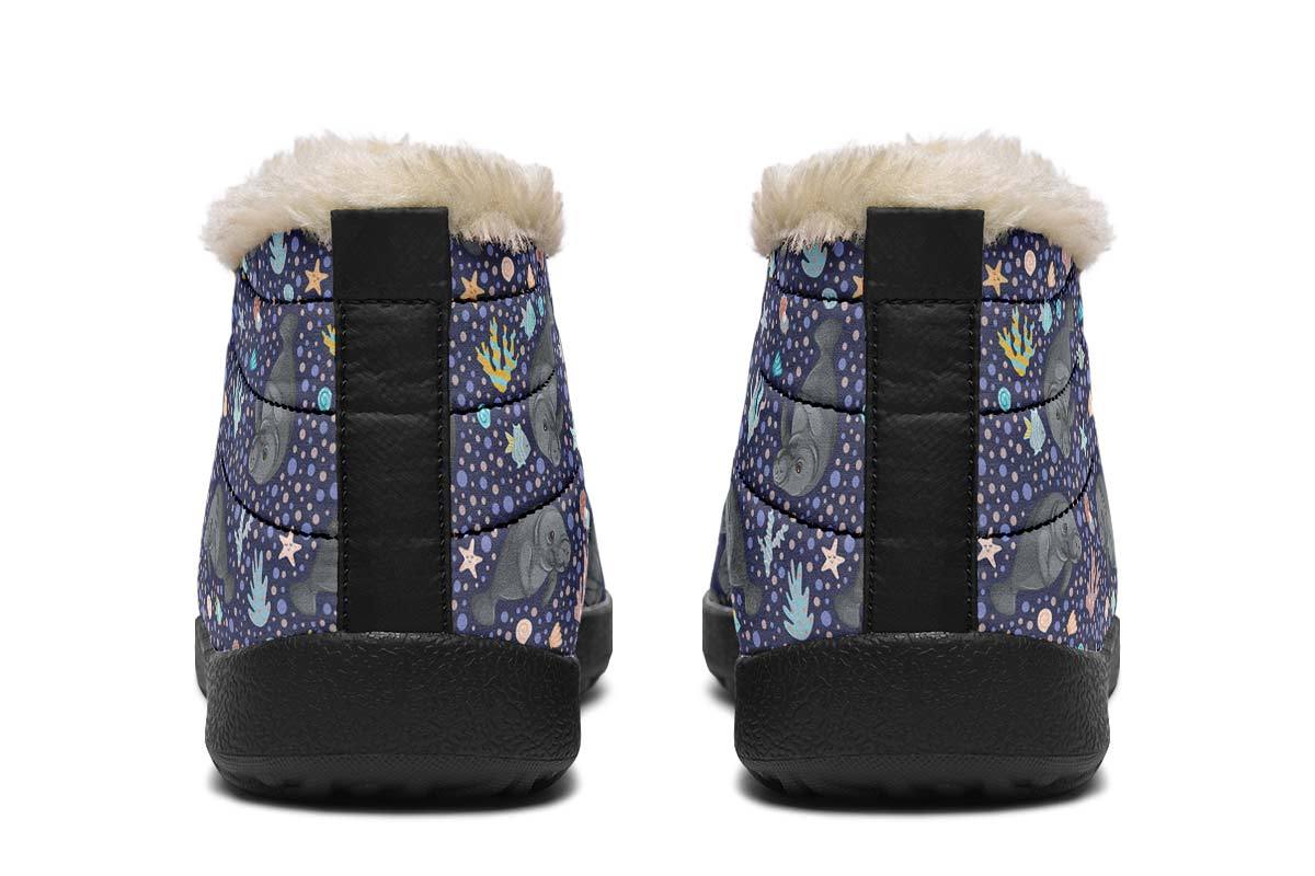 Manatee Party Winter Sneakers
