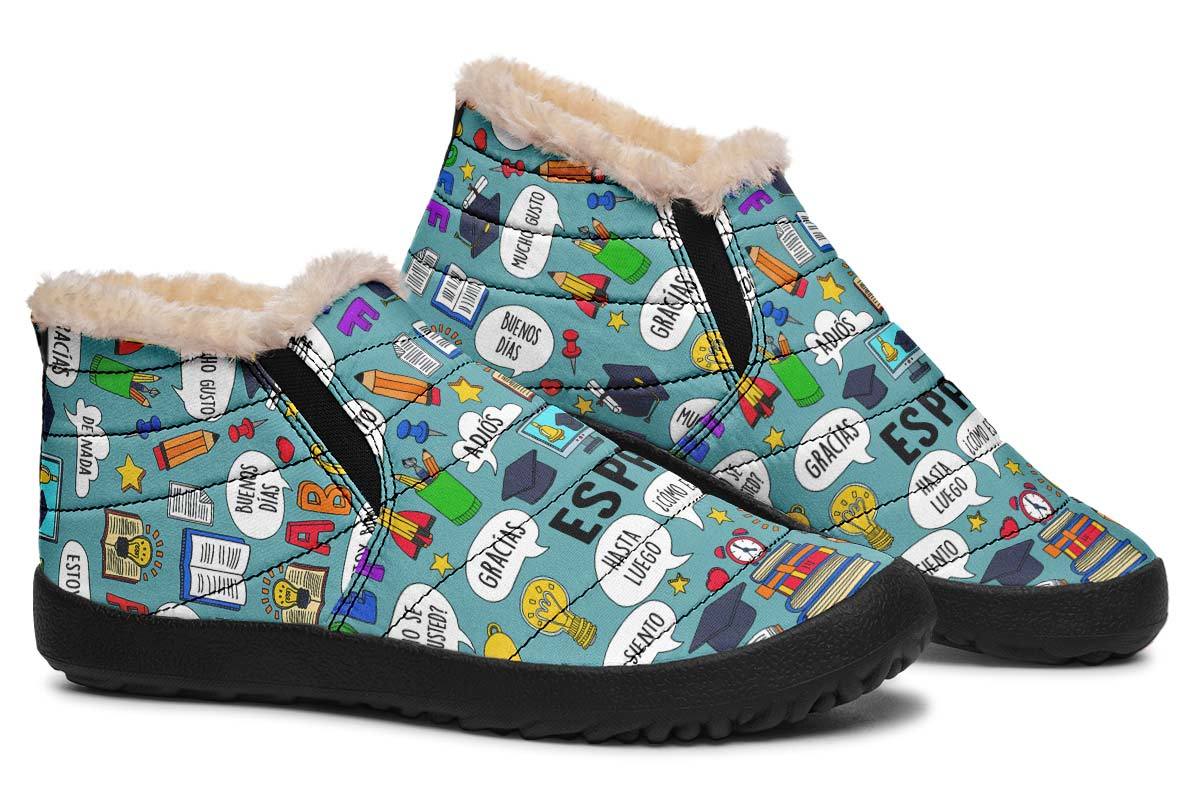 Spanish Teacher Winter Sneakers