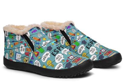 Spanish Teacher Winter Sneakers