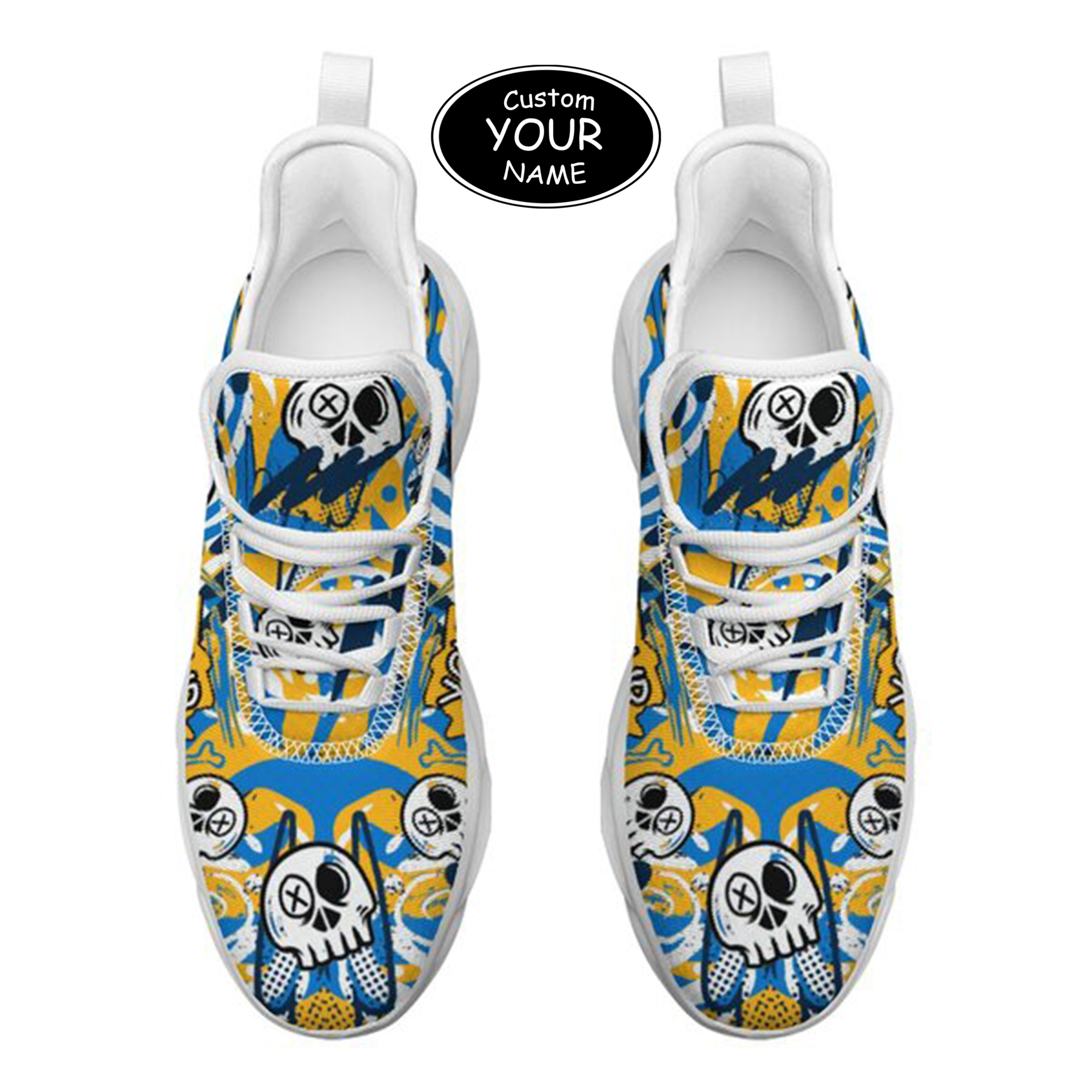 Max Sowl-25-cy-Los Angeles-22-7, Personalized Los Angeles Sneakers, Custom Breathable Walking Shoes, Patriotic Running Shoes