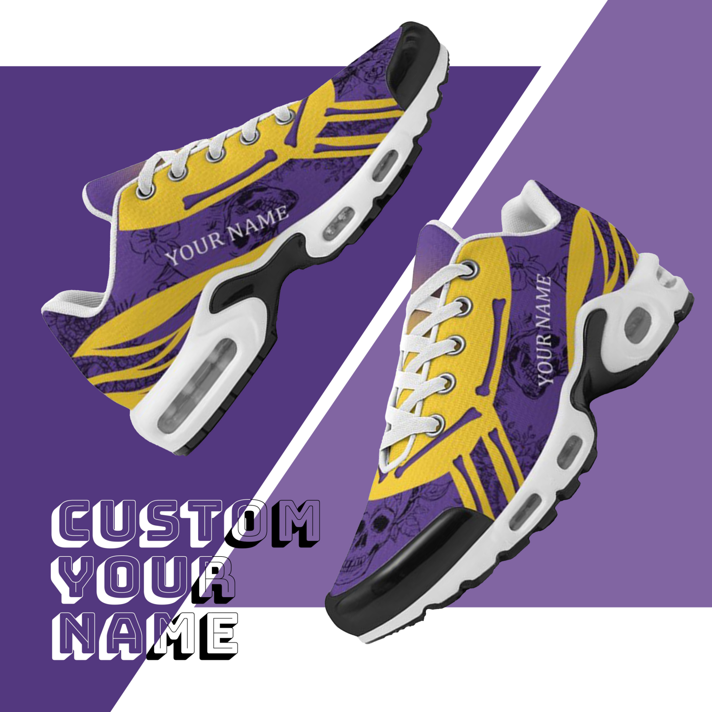 Personalized New York Sneakers, Custom Breathable Walking Shoes, Patri