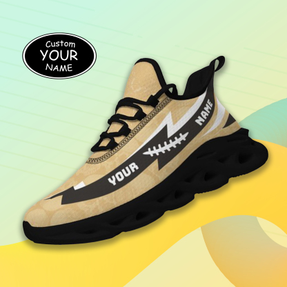 Max Sowl-25-cy-West Point-19-6, Personalized Army Black Knights Custom Max Sowl Shoes, Personalized Skull Sport Footwear, Custom Color-Blocked Running Shoes