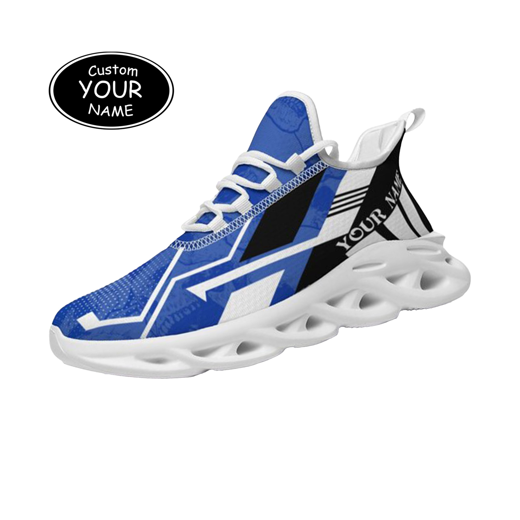 Max Sowl-25-yy-Lexington-12-5, Personalized Kentucky Wildcats Custom Max Sowl Shoes, Personalized Skull Sport Footwear, Custom Color-Blocked Running Shoes