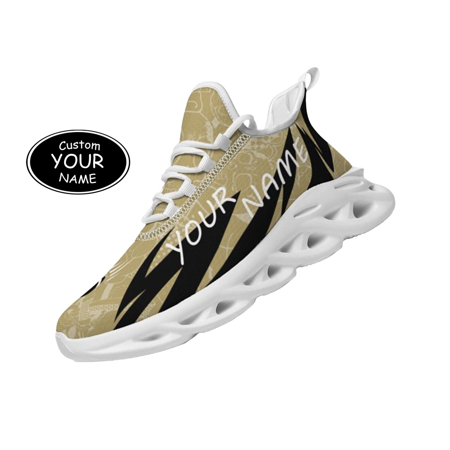 Max Sowl-25-yy-Orlando-11-4, Personalized UCF Knights Custom Max Sowl Shoes, Personalized Sport Footwear, Custom Color-Blocked Running Shoes