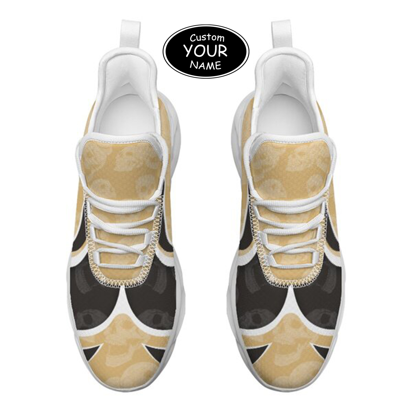 Max Sowl-25-cy-West Point-19-5, Personalized Army Black Knights Custom Max Sowl Shoes, Personalized Skull Sport Footwear, Custom Color-Blocked Running Shoes