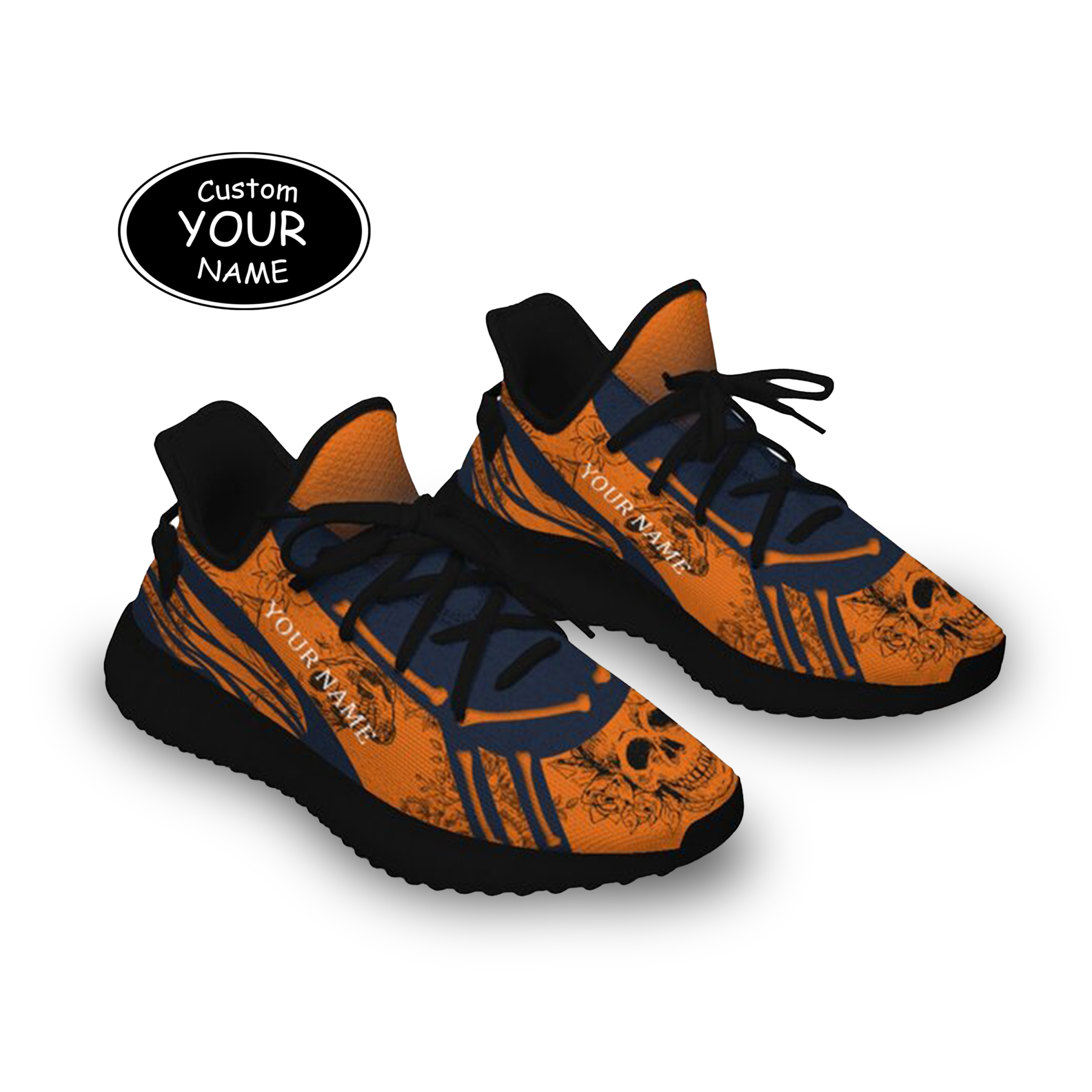 SH051-25-cy-Chicago-7-1，Personalized  Chicago Sneakers, Custom Breathable Walking Shoes, Patriotic Running Shoes