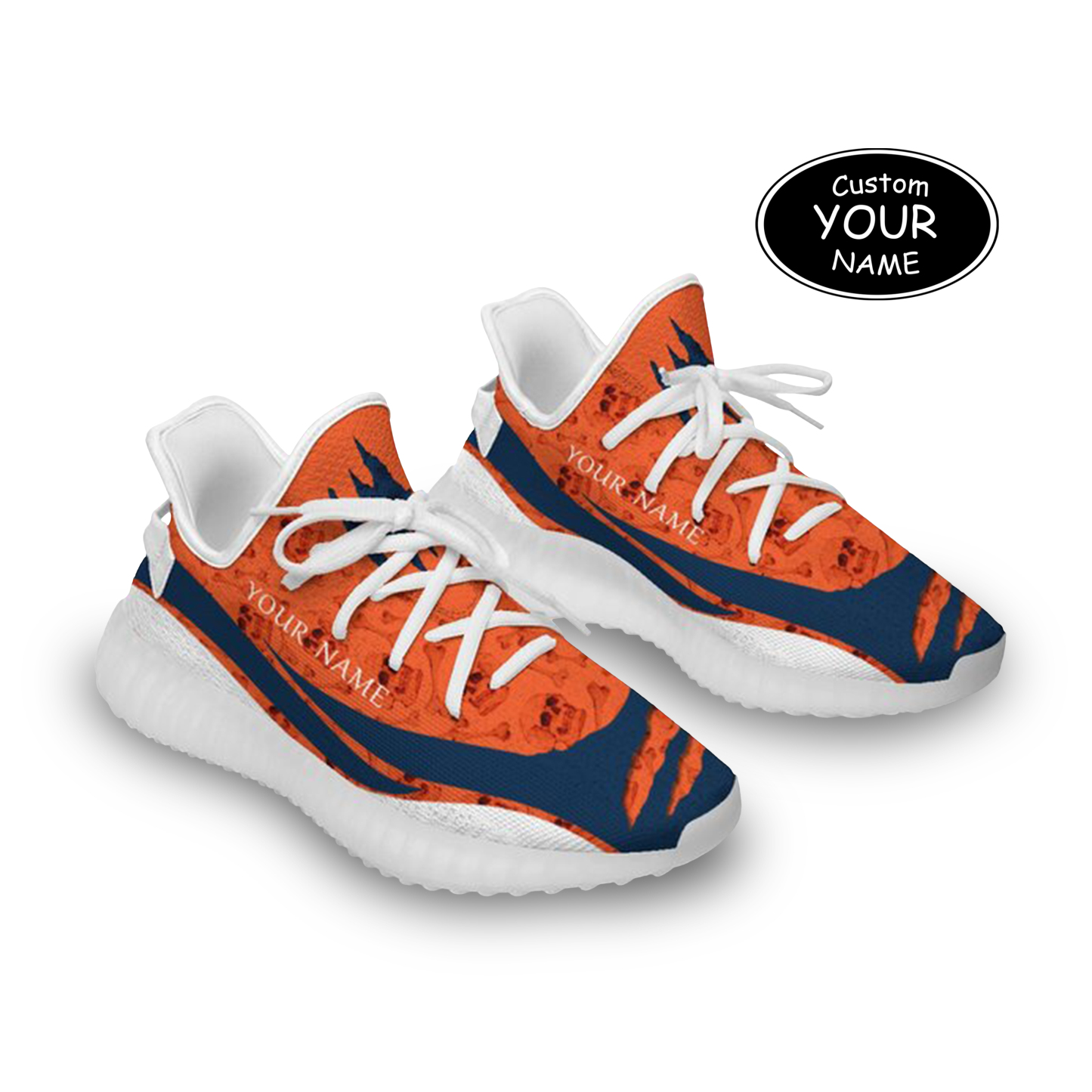 SH051-25-cy-Denver-10-3，Personalized  Denver Sneakers, Custom Breathable Walking Shoes, Patriotic Running Shoes