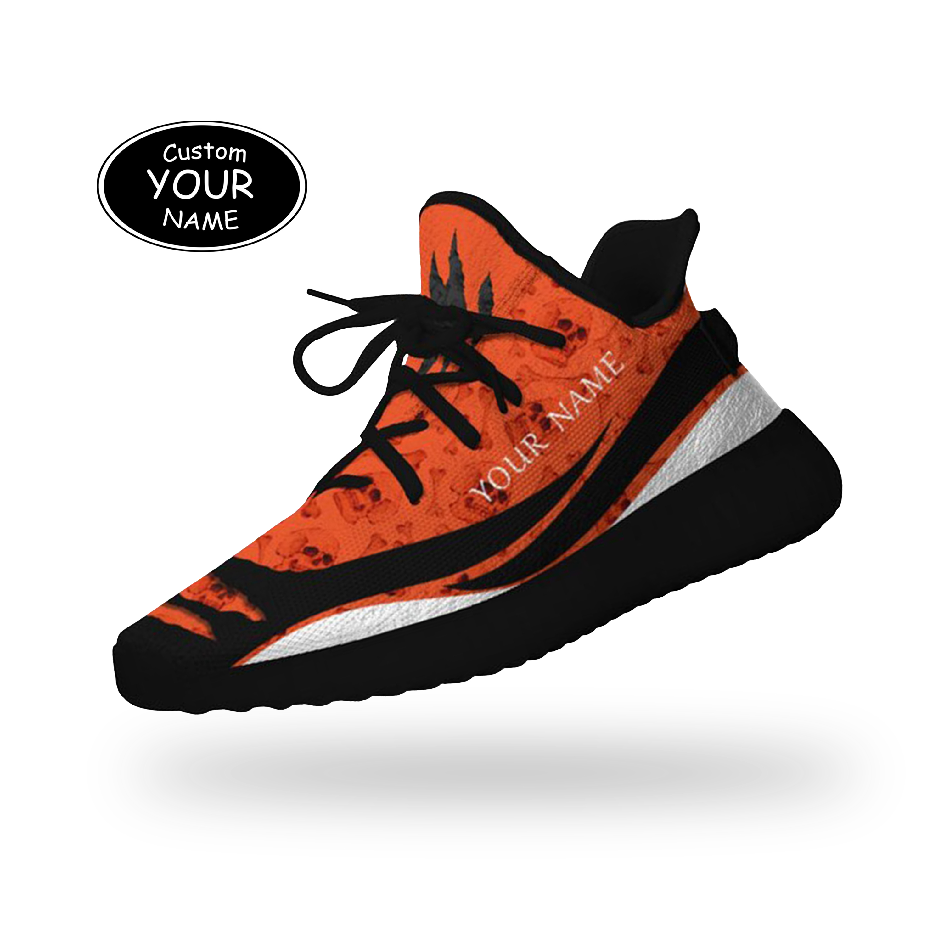 SH051-25-cy-Cincinnati-6-3，Personalized  Cincinnati Sneakers, Custom Breathable Walking Shoes, Patriotic Running Shoes