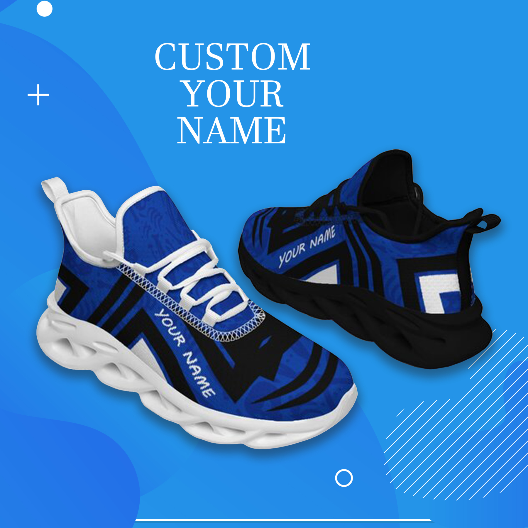 Personalized Kentucky Wildcats Custom Max Sowl Shoes, Personalized Sport Footwear, Custom Color-Blocked Running Shoes