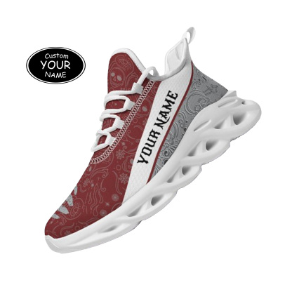 Max Sowl-25-yy-College Station-16-2, Personalized Texas A&M Aggies Custom Max Sowl Shoes, Patriotic Running Sneakers, Custom Comfortable Walking Shoes