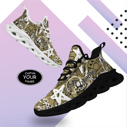 New Orleans, Personalized Sneakers, Custom Breathable Walking Shoes, Patriotic Running Shoes