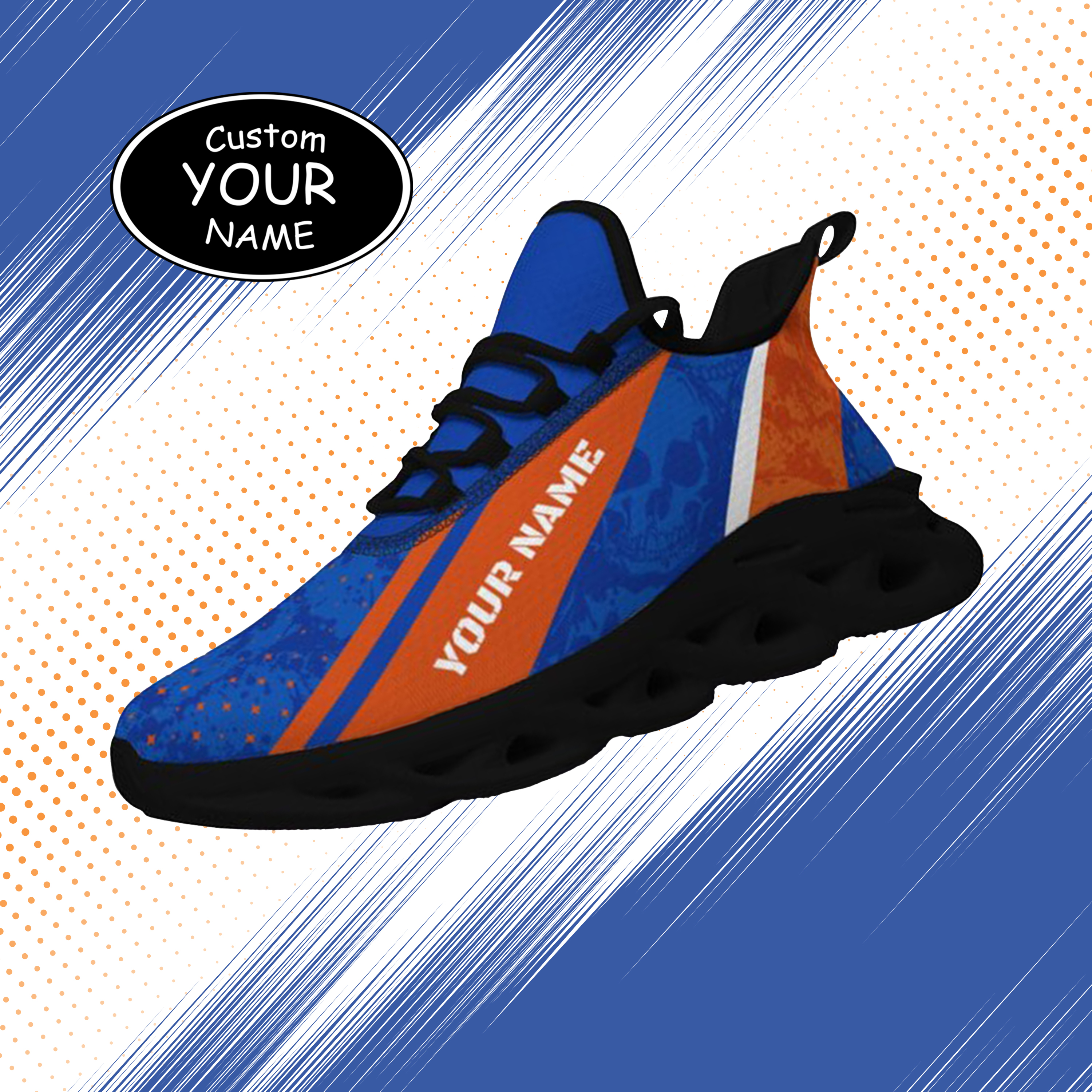 Max Sowl-25-cy-Boise-23-1, Personalized Boise State Broncos Custom Max Sowl Shoes, Patriotic Running Sneakers, Custom Comfortable Walking Shoes