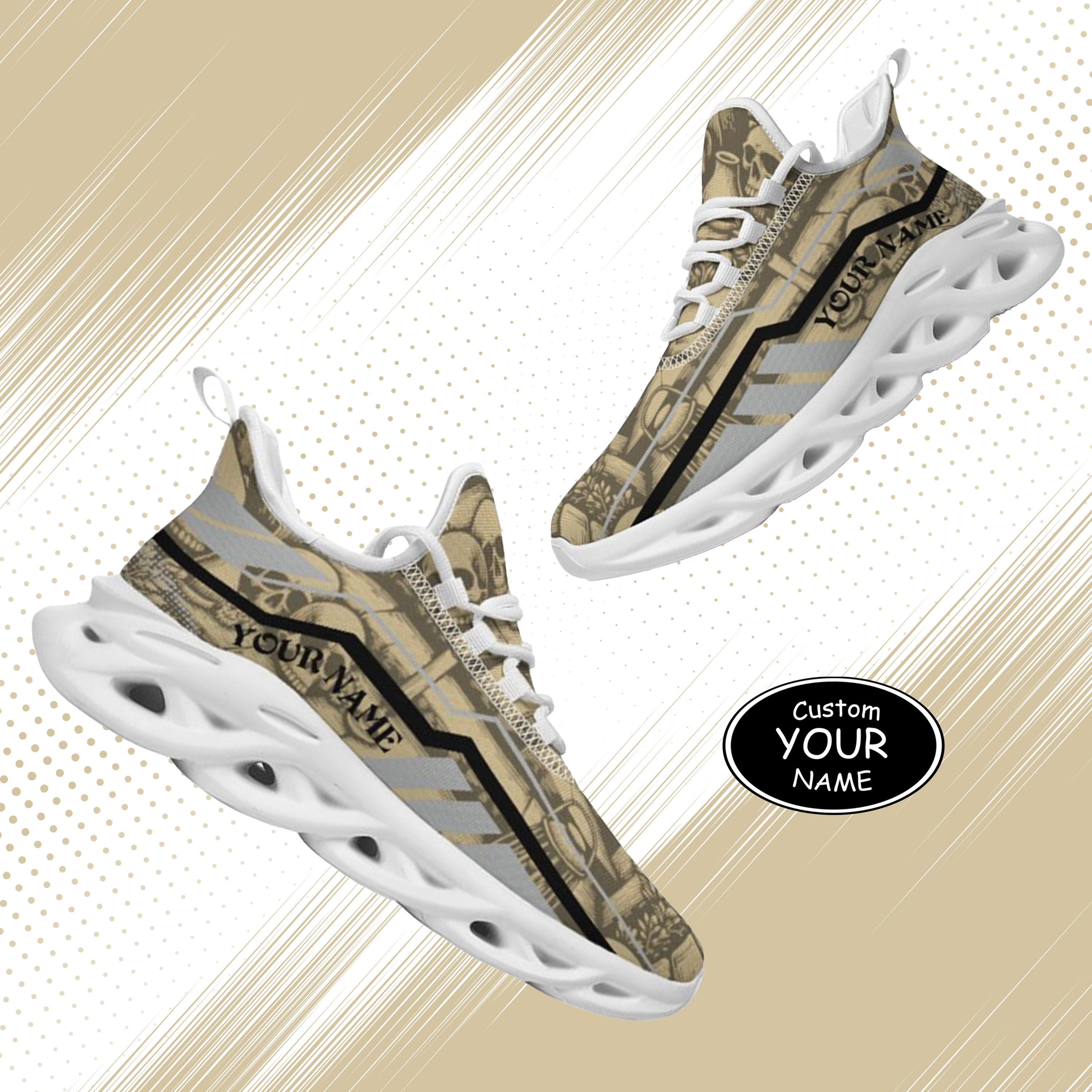 Max Sowl-25-yy-West Point-19-1, Personalized Army Black Knights Custom Max Sowl Shoes, Patriotic Running Sneakers, Custom Comfortable Walking Shoes