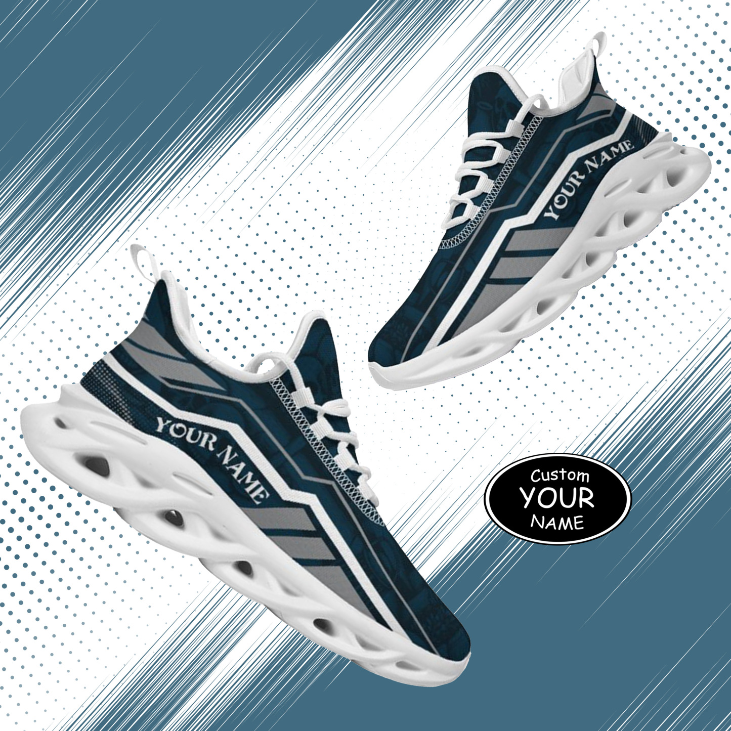 Personalized Utah State Aggies Custom Max Sowl Shoes, Patriotic Running Sneakers, Custom Comfortable Walking Shoes