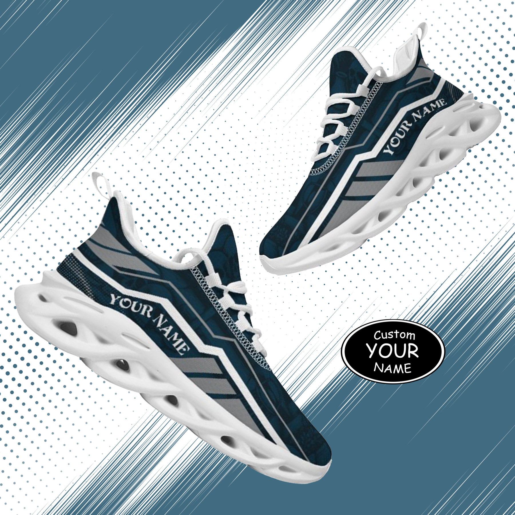 Personalized Utah State Aggies Custom Max Sowl Shoes, Patriotic Running Sneakers, Custom Comfortable Walking Shoes