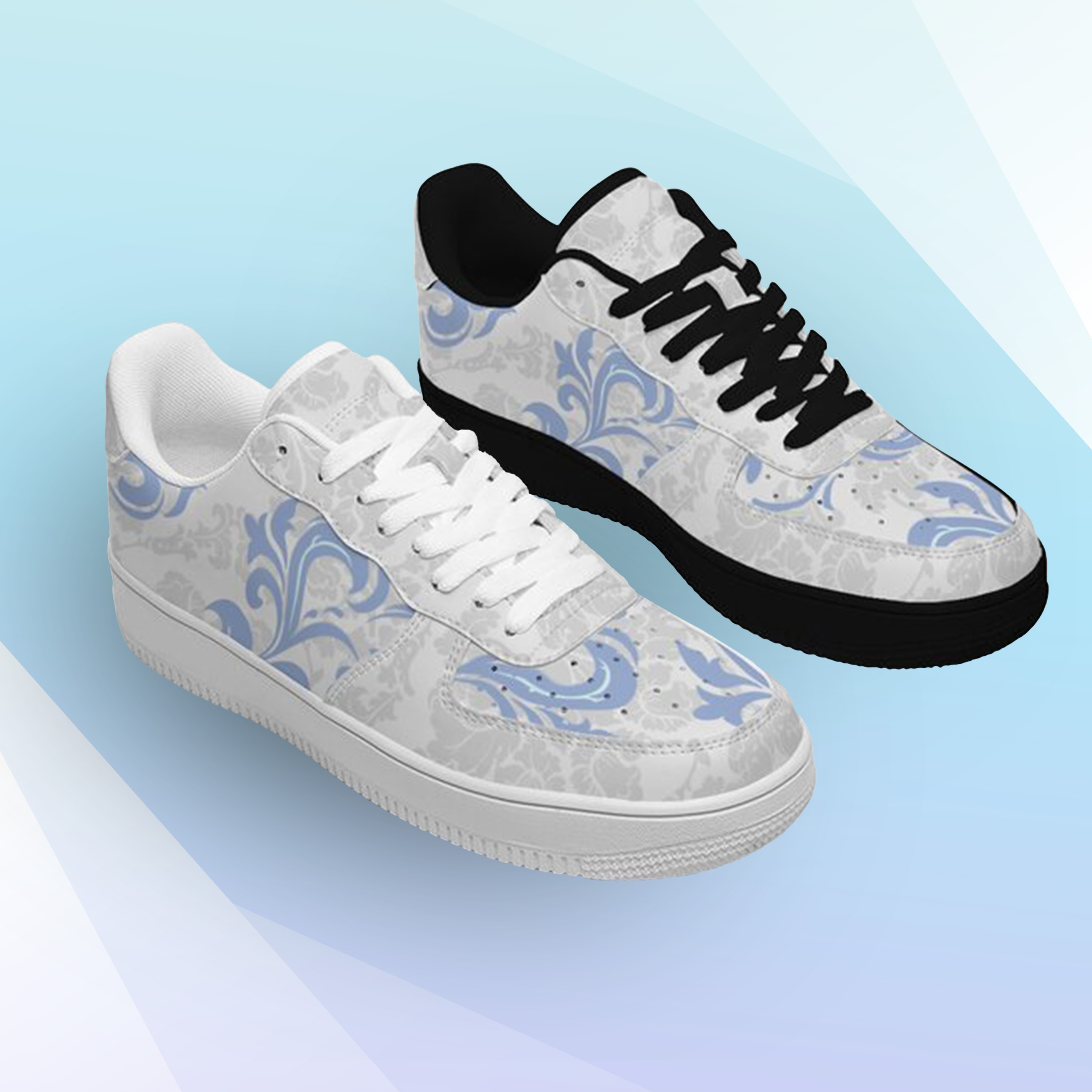 Air Force 1-25-yy-Quiet Luxe-7, Personalized Light Luxury Vintage Sneakers, Custom Printed Design, Light Breathable, Casual Walking Shoes, Fashion Sneakers