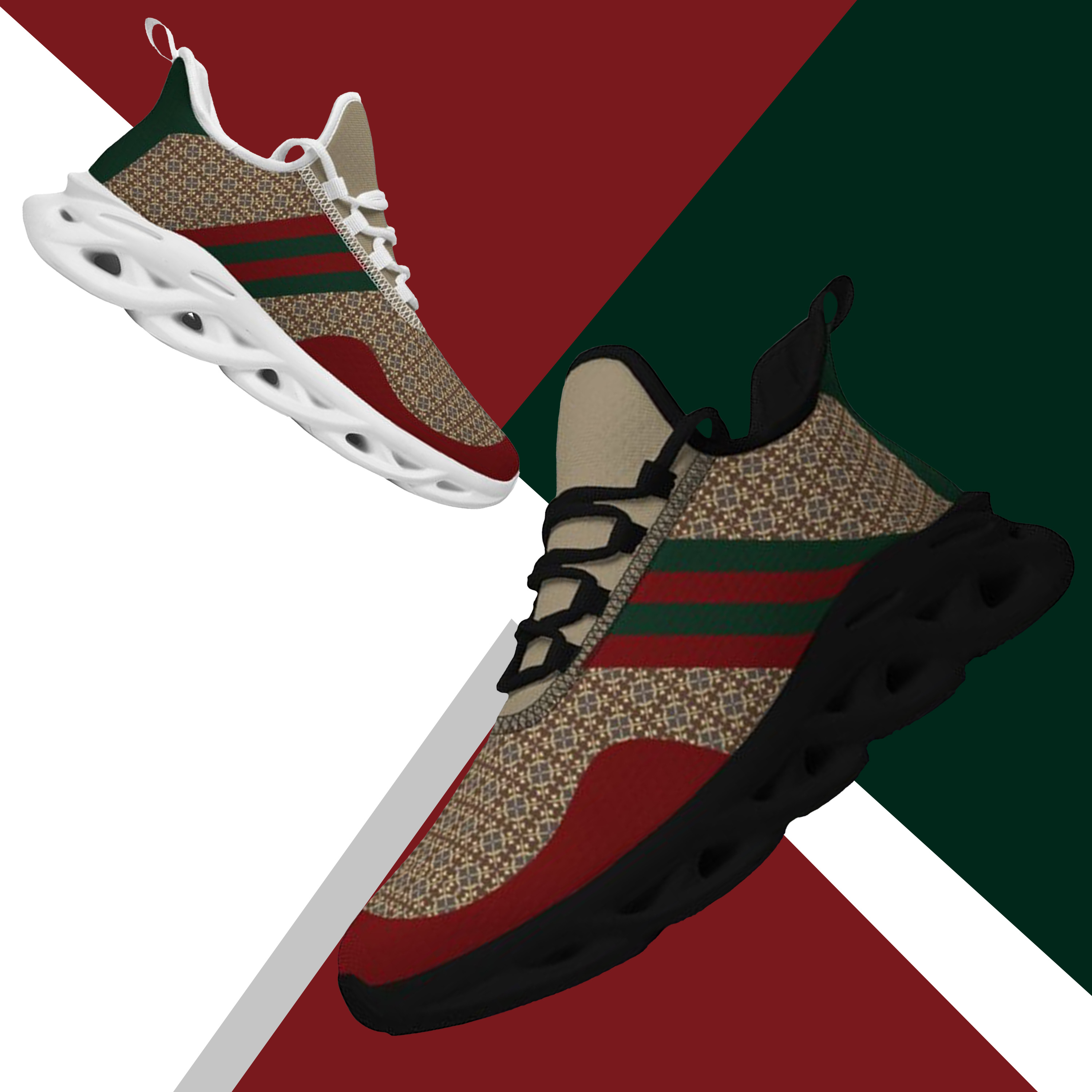 Max Sowl-25-yy-Quiet Luxe-1, Personalized Light Luxury Vintage Sneakers for Men Women, Soft-Sole Shoes, Breathable and Comfort Walking Shoes for Casual Dress, Gift for Birthday、Christmas