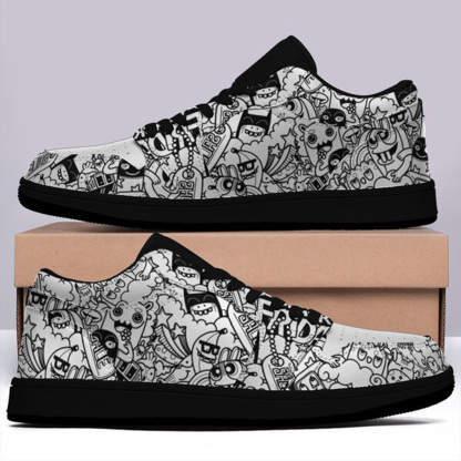 Jordan 1-25-yy-Quiet Luxe-10, Personalized Light Luxury Vintage Sneakers, Custom Printed Design, Light Breathable, Casual Walking Shoes, Fashion Sneakers